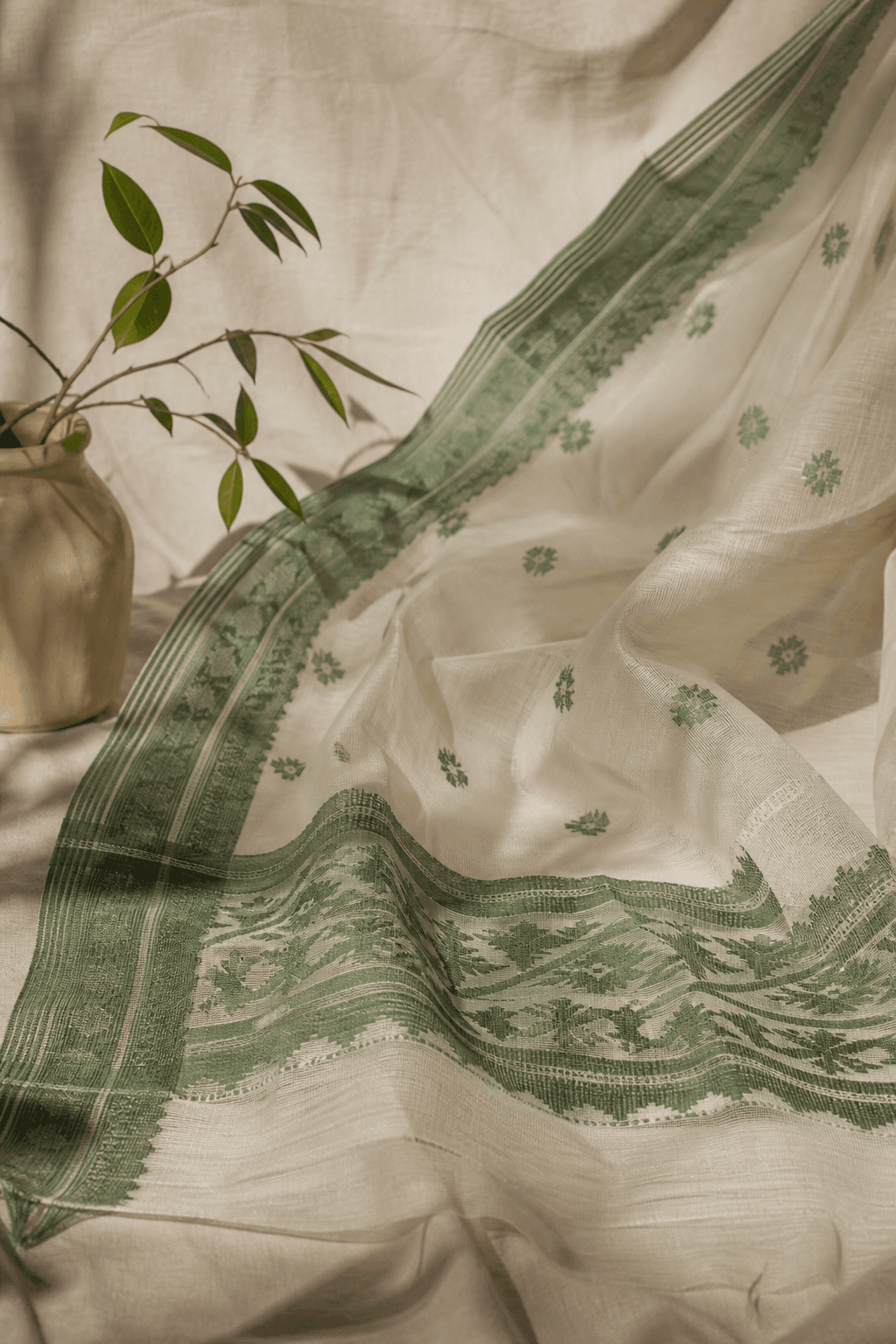 Traditional Bangladeshi handloom clothing