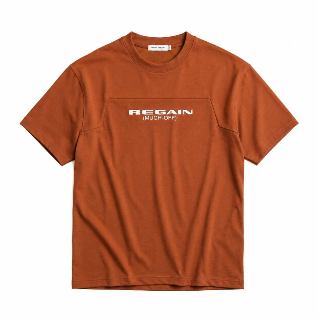 REGAIN Terracotta Graphic T-Shirt
